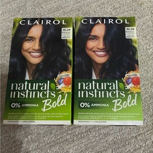 Clairol Natural Instincts Bold Hair Color blue black colibri -BL 28